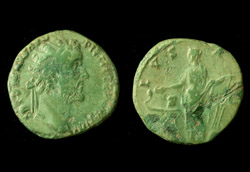 Antoninus Pius, Dupondius, Salus Reverse